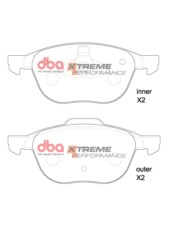 Brake Pads Xtreme Performance | Front Axle - DB1679XP