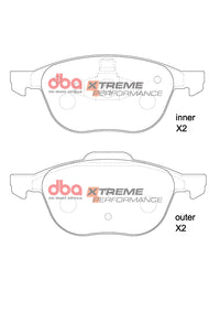 Brake Pads Xtreme Performance | Front Axle - DB1679XP
