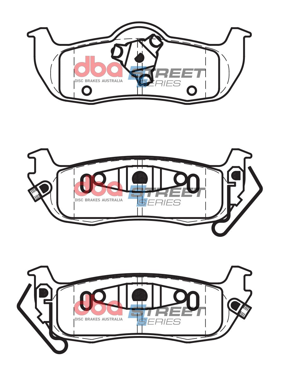 Brake Pads Street Series Ceramic | Rear Axle - DB1685SS