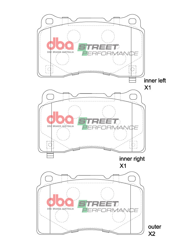 Brake Pads Street Performance | Front Axle - DB1695SP