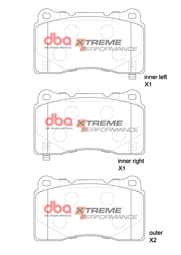 Brake Pads Xtreme Performance | Front Axle - DB1695XP