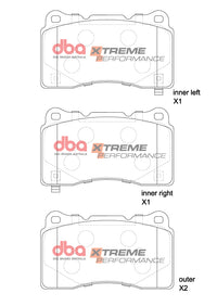 Brake Pads Xtreme Performance | Front Axle - DB1695XP