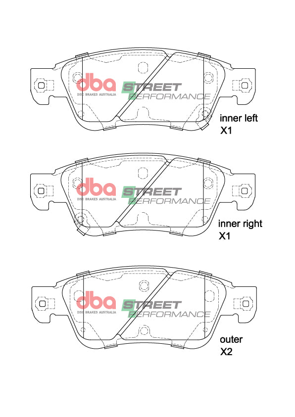Brake Pads Street Performance | Front Axle - DB1698SP