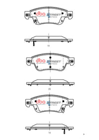 Brake Pads Street Series | Front Axle - DB1698SS