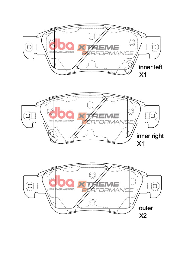 Brake Pads Xtreme Performance | Front Axle - DB1698XP