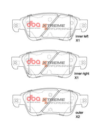 Brake Pads Xtreme Performance | Front Axle - DB1698XP
