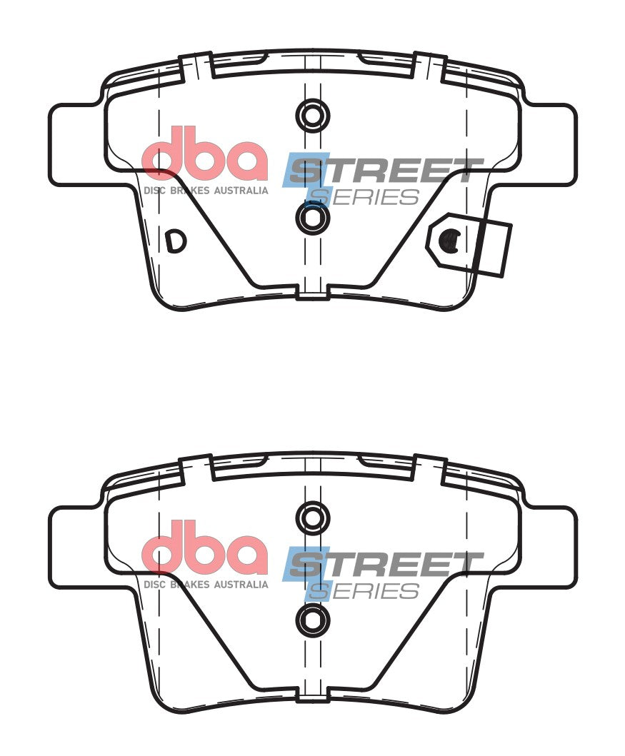 Brake Pads Street Series Ceramic | Rear Axle - DB1713SS