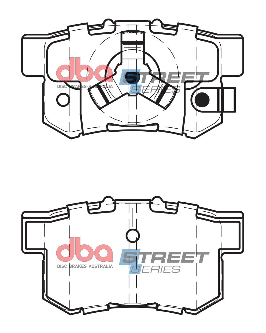 Brake Pads Street Series Ceramic | Rear Axle - DB1728SS