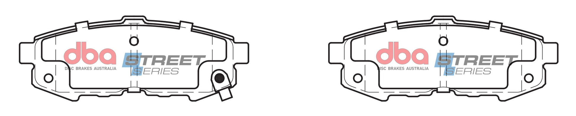 Brake Pads Street Series Ceramic | Rear Axle - DB1729SS