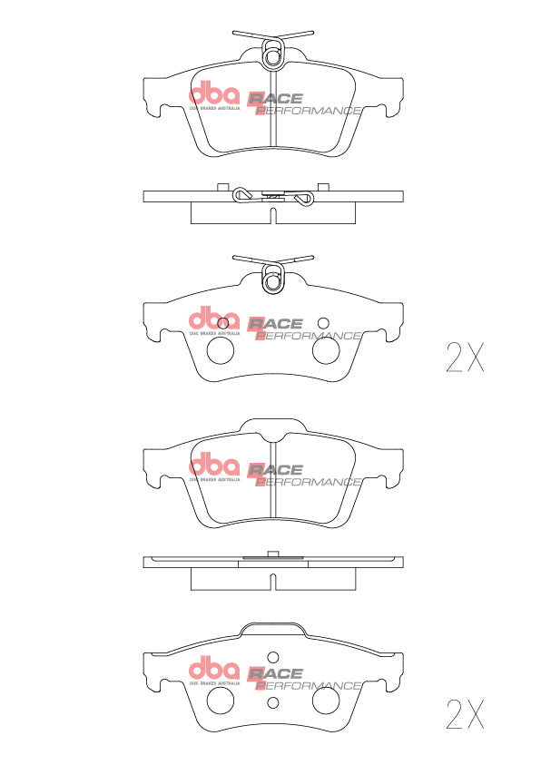 Brake Pads Race Performance - DB1763RP