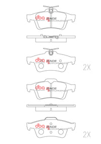 Brake Pads Race Performance - DB1763RP