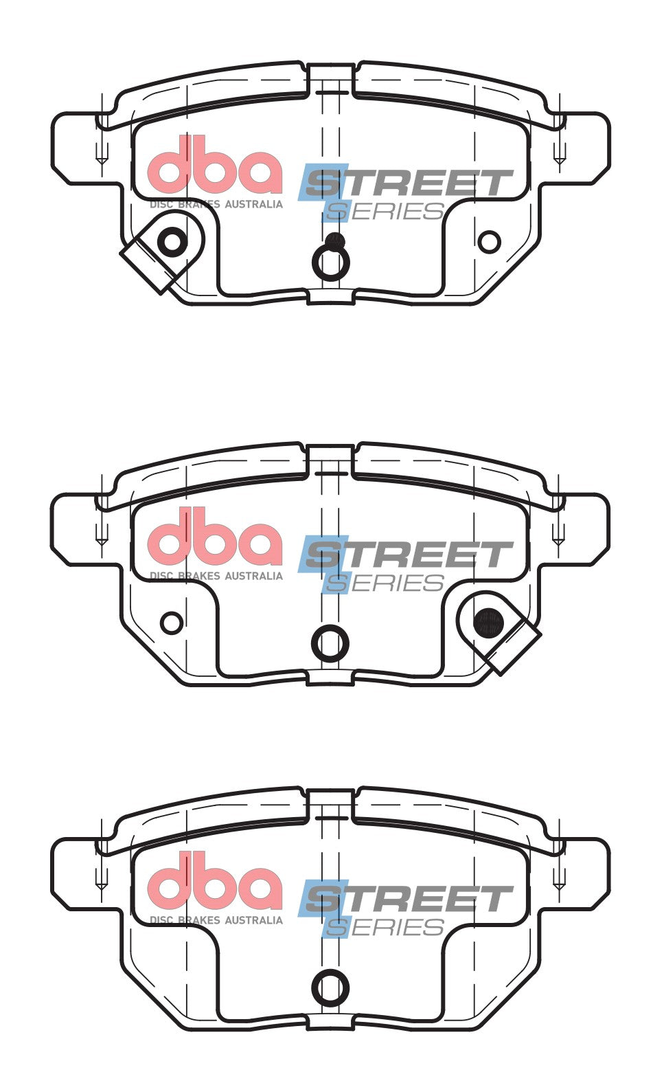 Brake Pads Street Series Ceramic | Rear Axle - DB1786SS