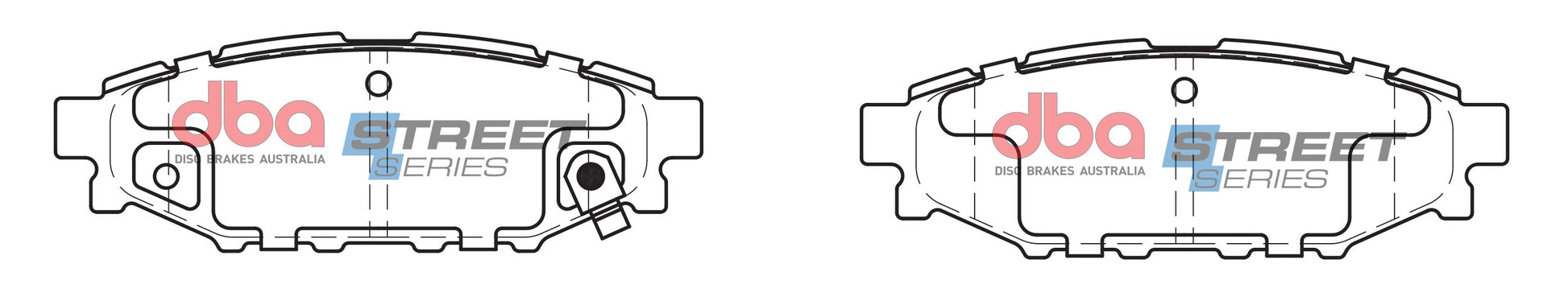Brake Pads Street Series Ceramic | Rear Axle - DB1803SS
