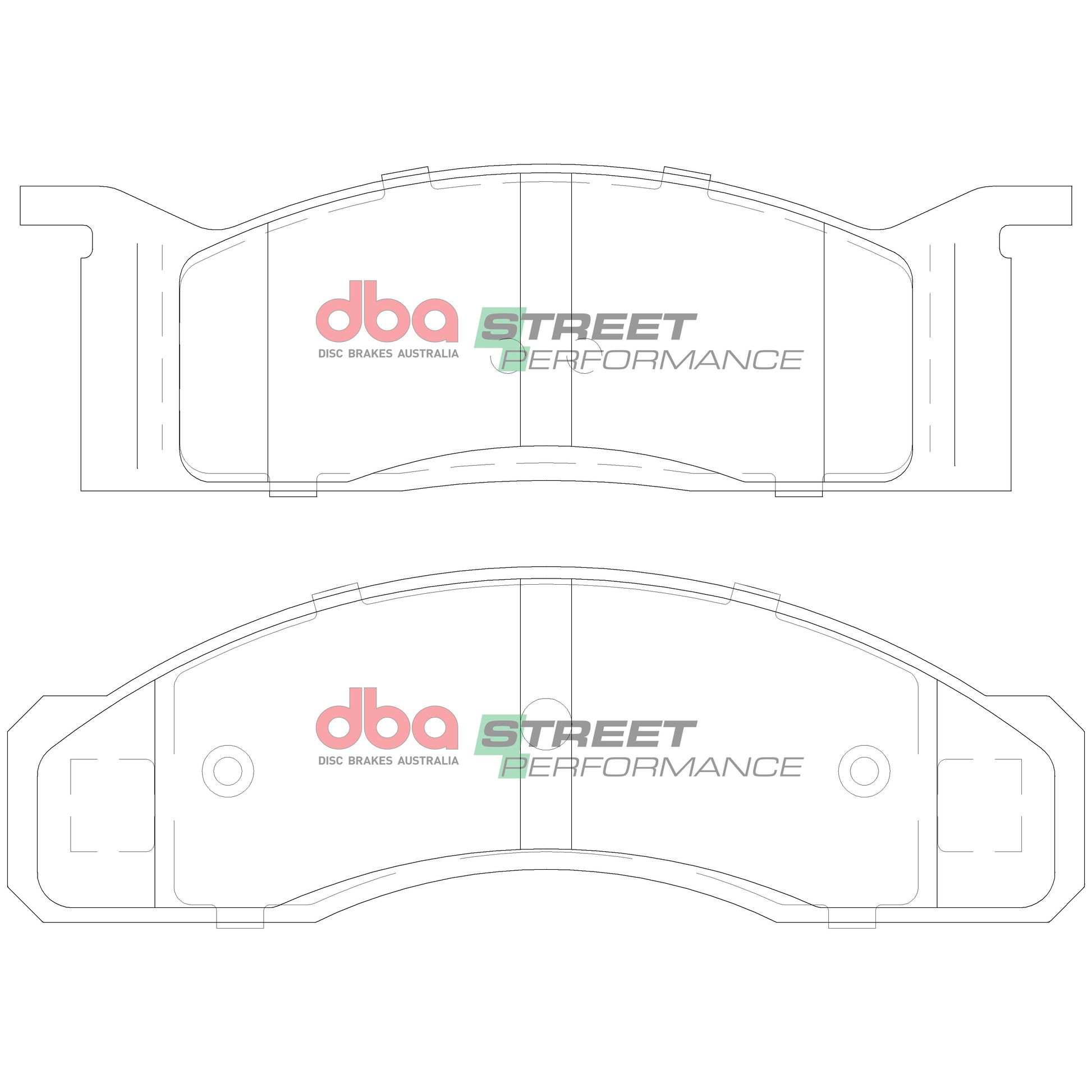 Brake Pads Street Performance | Front Axle - DB1807SP