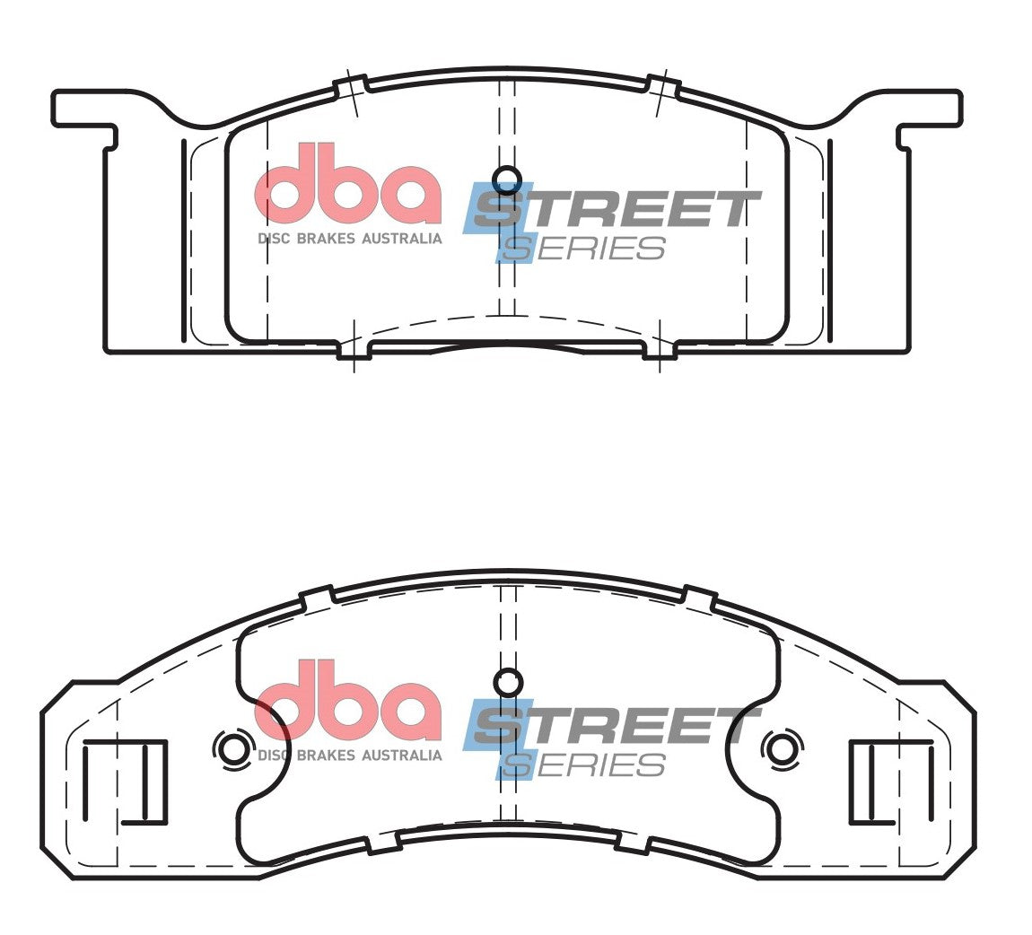 Brake Pads Street Series Ceramic | Front Axle - DB1807SS