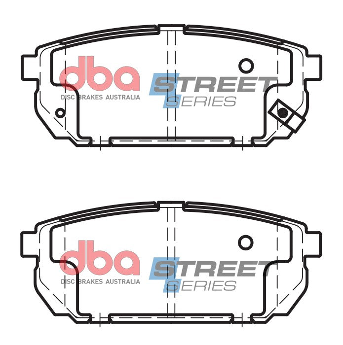 Brake Pads Street Series Ceramic | Rear Axle - DB1816SS