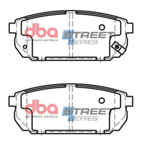 Brake Pads Street Series Ceramic | Rear Axle - DB1816SS