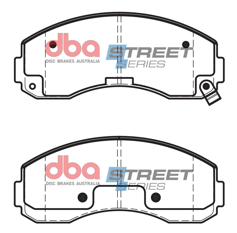 Brake Pads Street Series Semi-metallic | Front Axle - DB1817SS