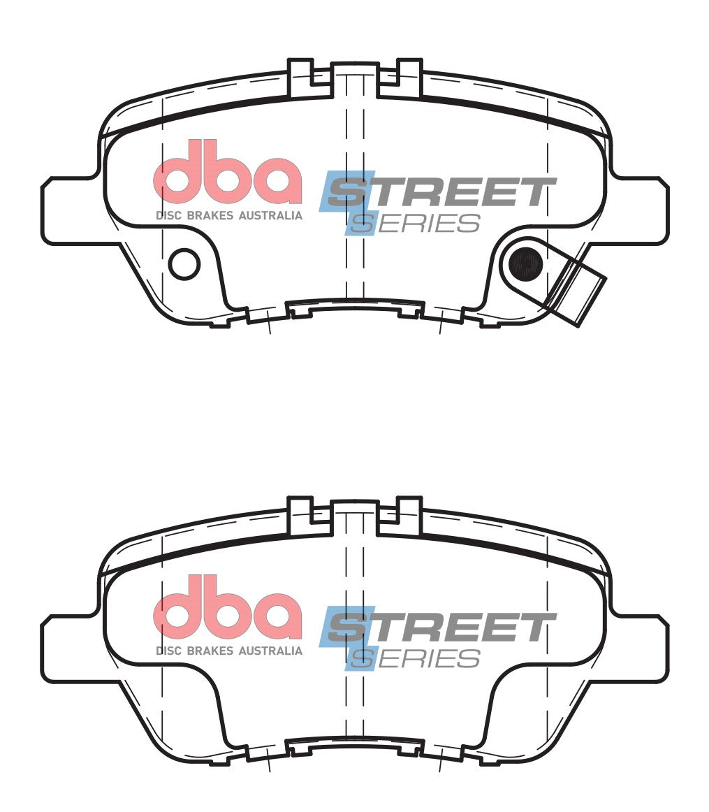 Brake Pads Street Series Ceramic | Rear Axle - DB1847SS