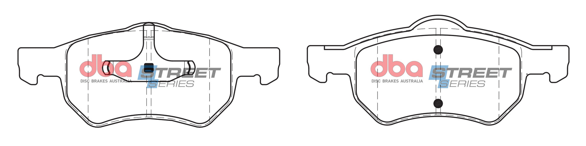 Brake Pads Street Series Semi-metallic | Front Axle - DB1848SS