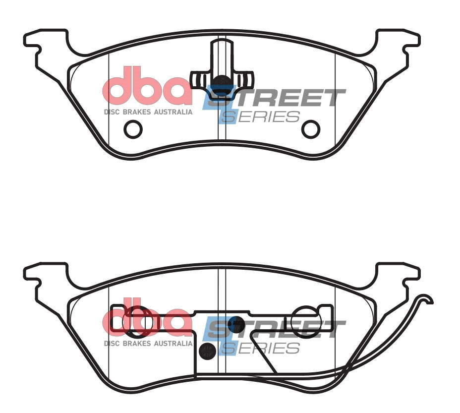 Brake Pads Street Series Ceramic | Rear Axle - DB1853SS