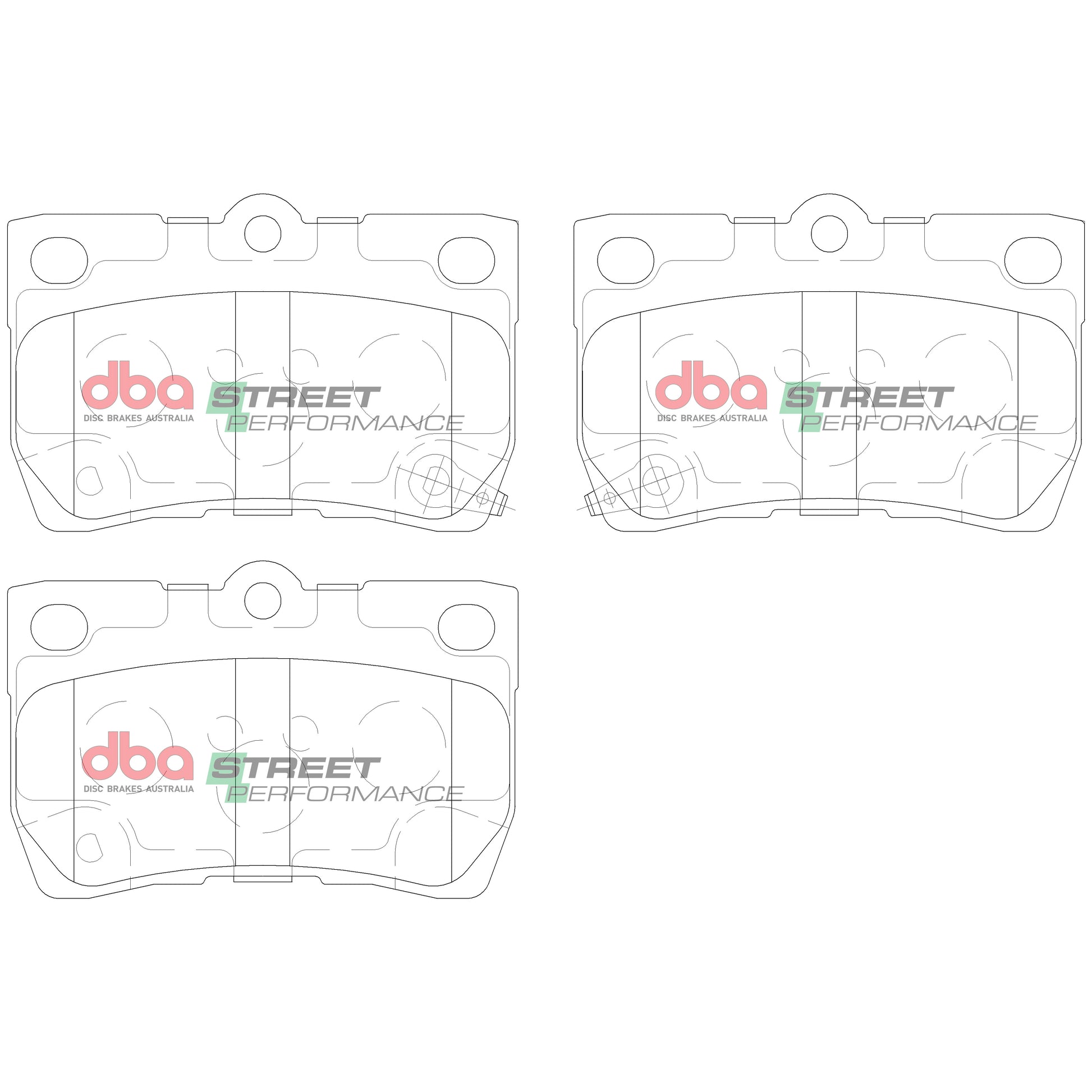 Brake Pads Street Performance | Rear Axle - DB1854SP