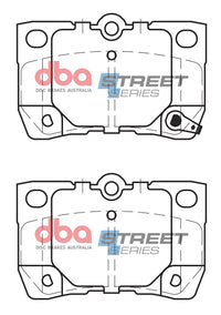 Brake Pads Street Series Ceramic | Rear Axle - DB1854SS