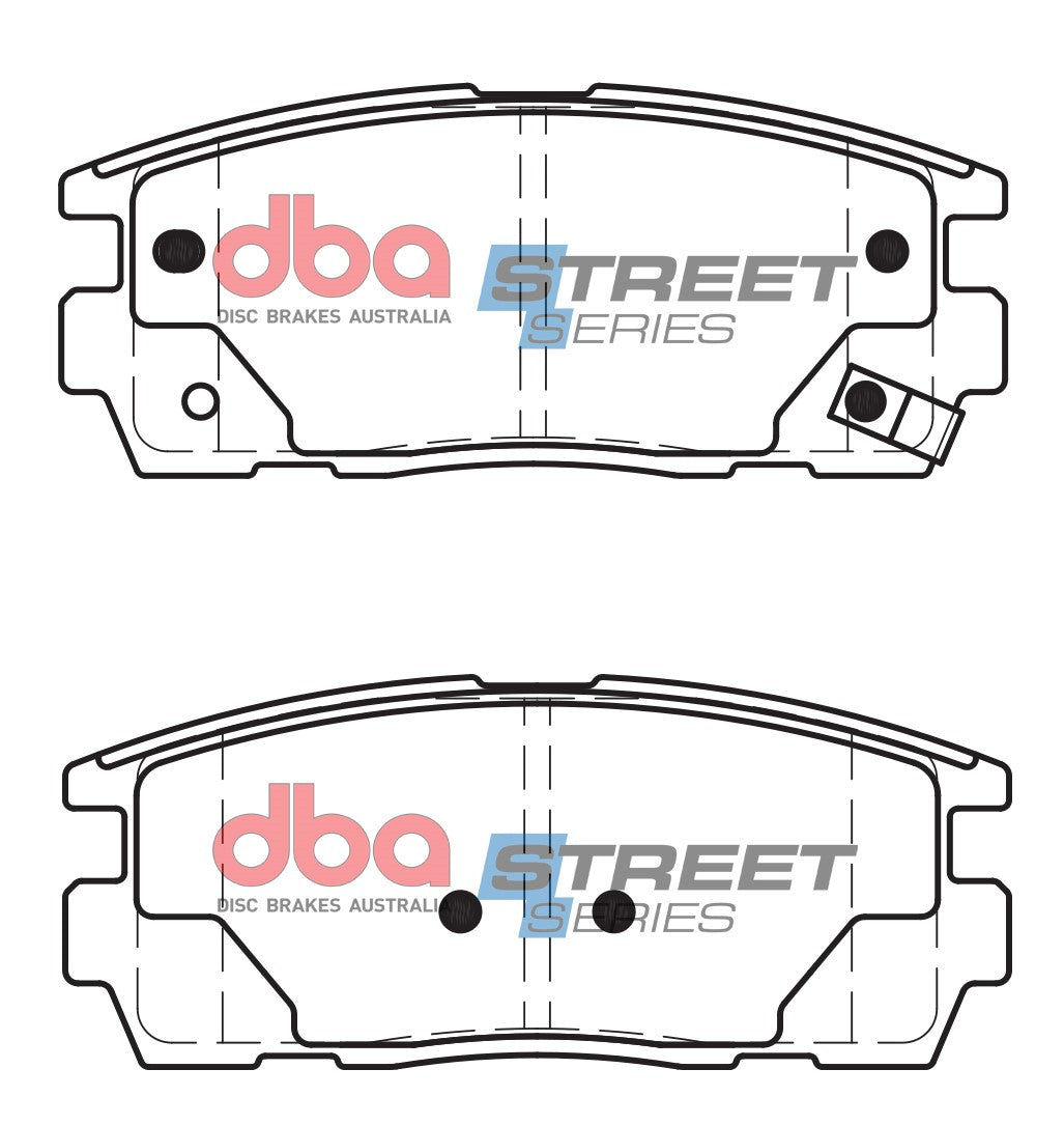 Brake Pads Street Series Ceramic | Rear Axle - DB1862SS