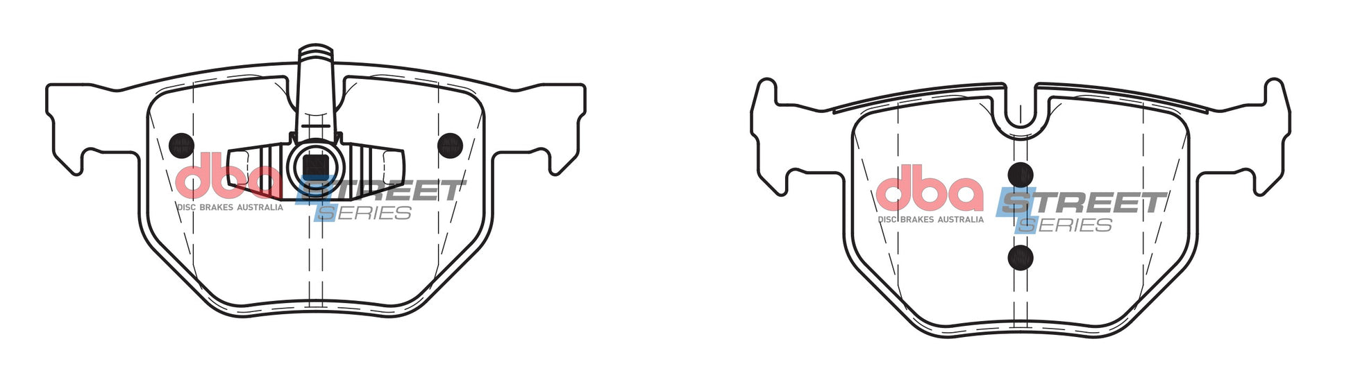 Brake Pads Street Series Ceramic | Rear Axle - DB1864SS