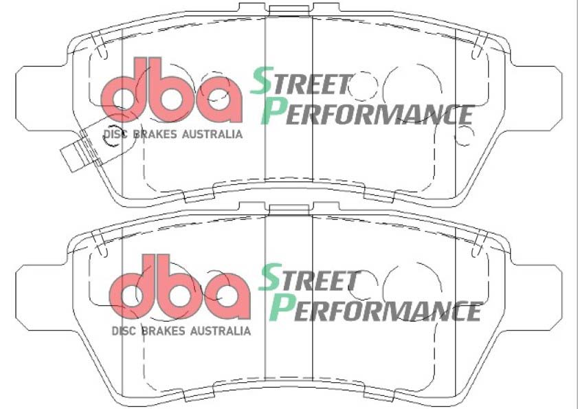 Brake Pads Street Performance | Front Axle - DB1916ASP