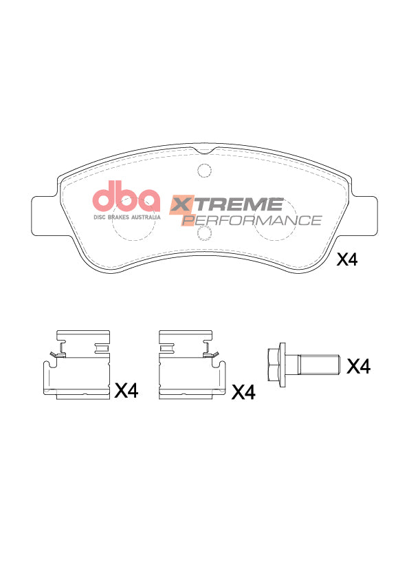 Brake Pads Xtreme Performance | Front Axle - DB1923XP