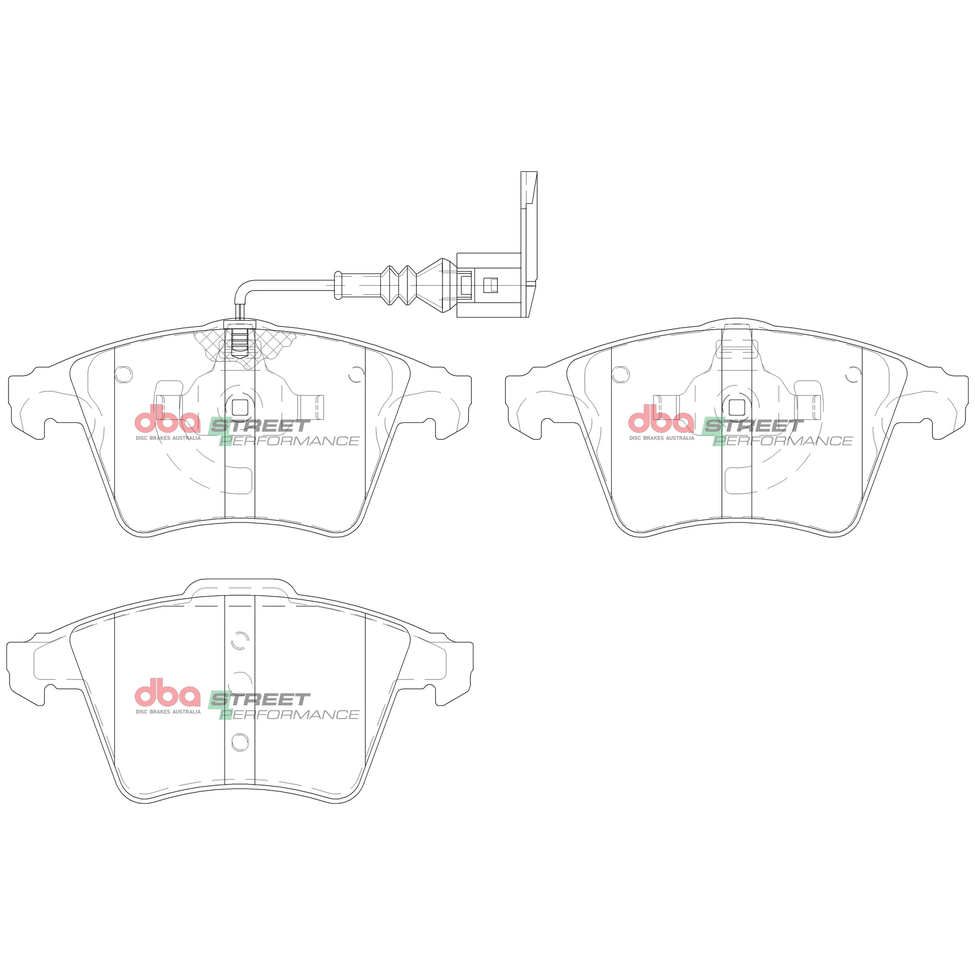 Brake Pads Street Performance | Front Axle - DB1947SP