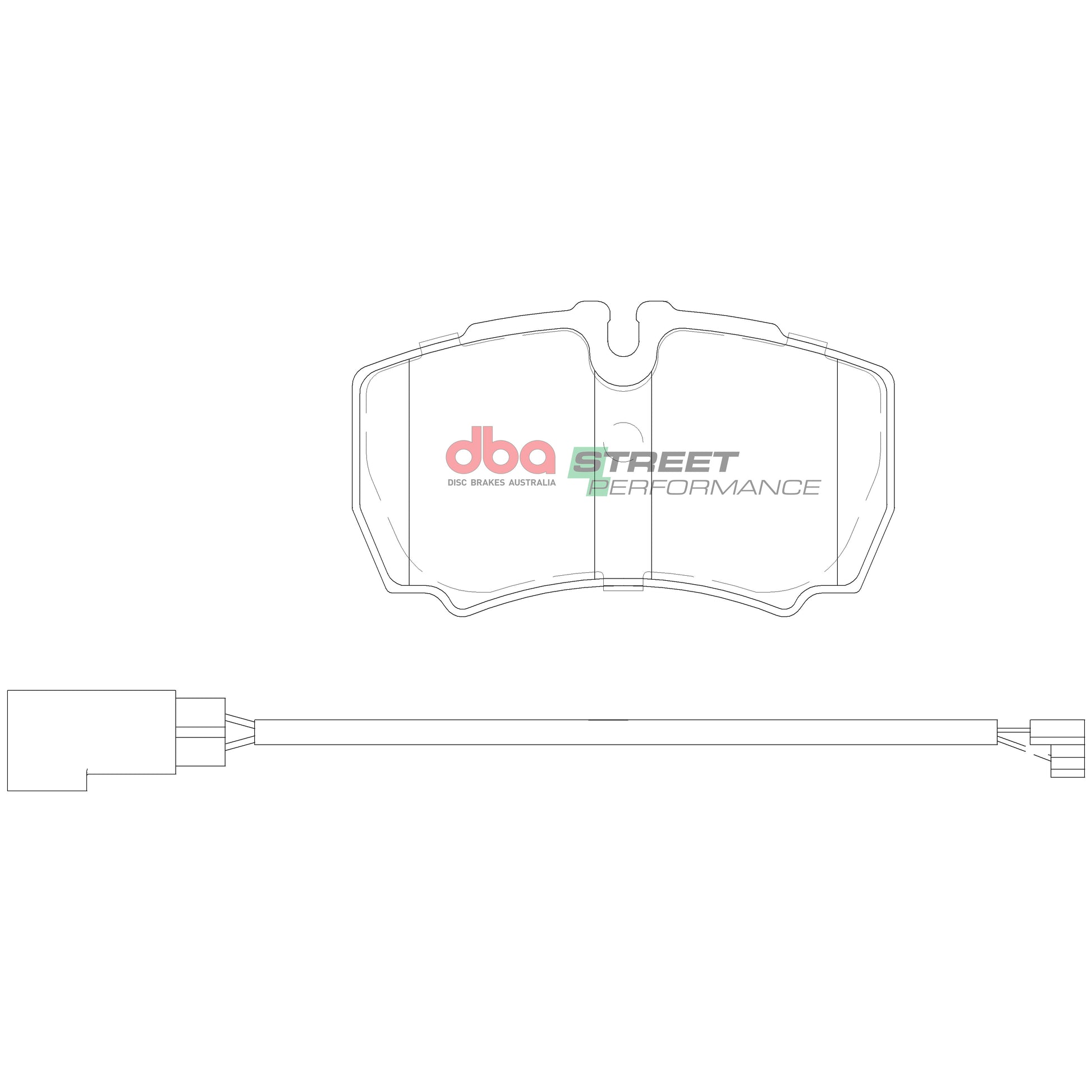 Brake Pads Street Performance | Rear Axle - DB1955SP