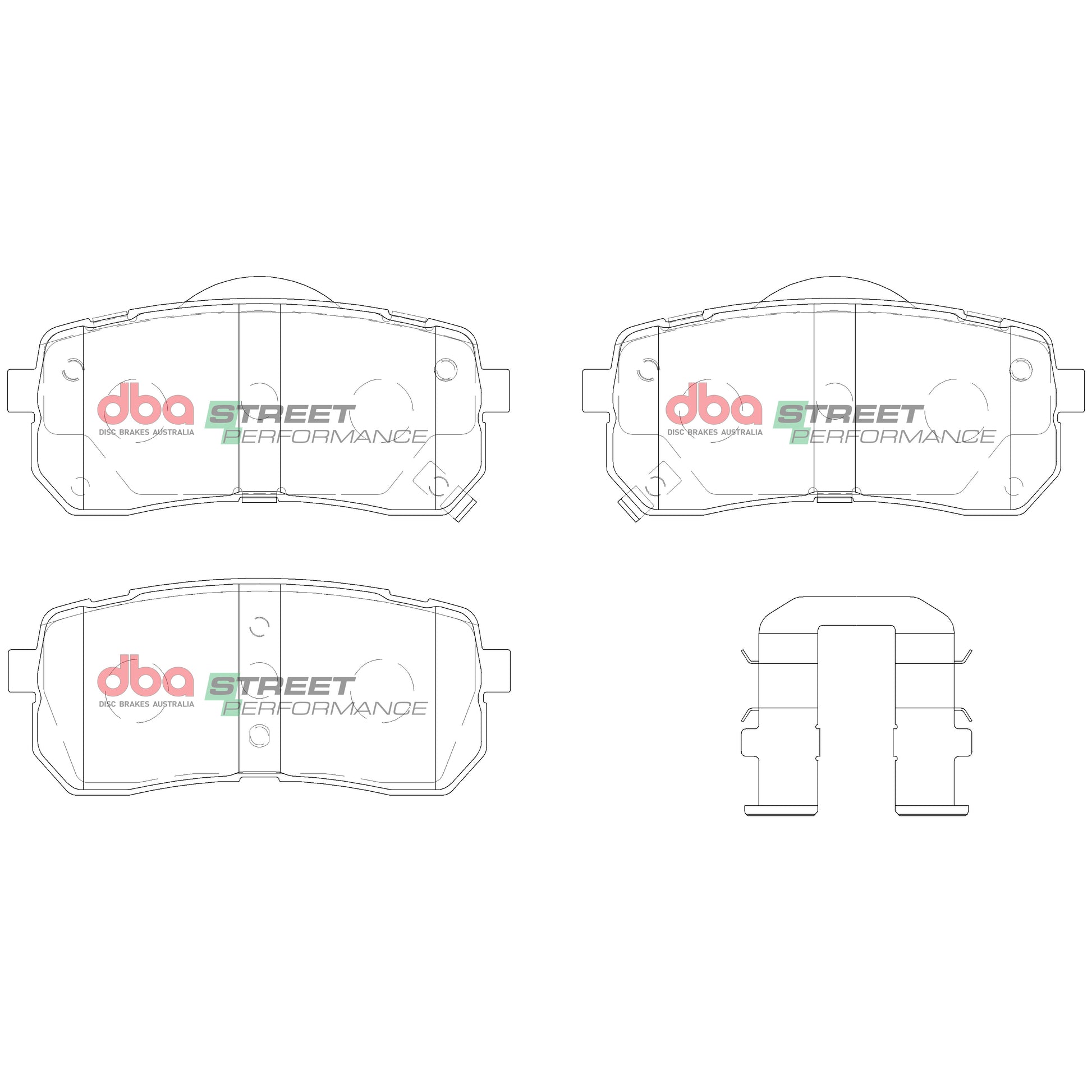 Brake Pads Street Performance | Front Axle - DB1957SP