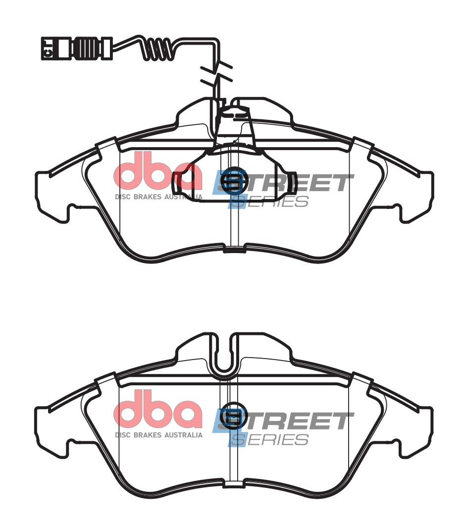 Brake Pads Street Series Semi-metallic | Front Axle - DB1959SS