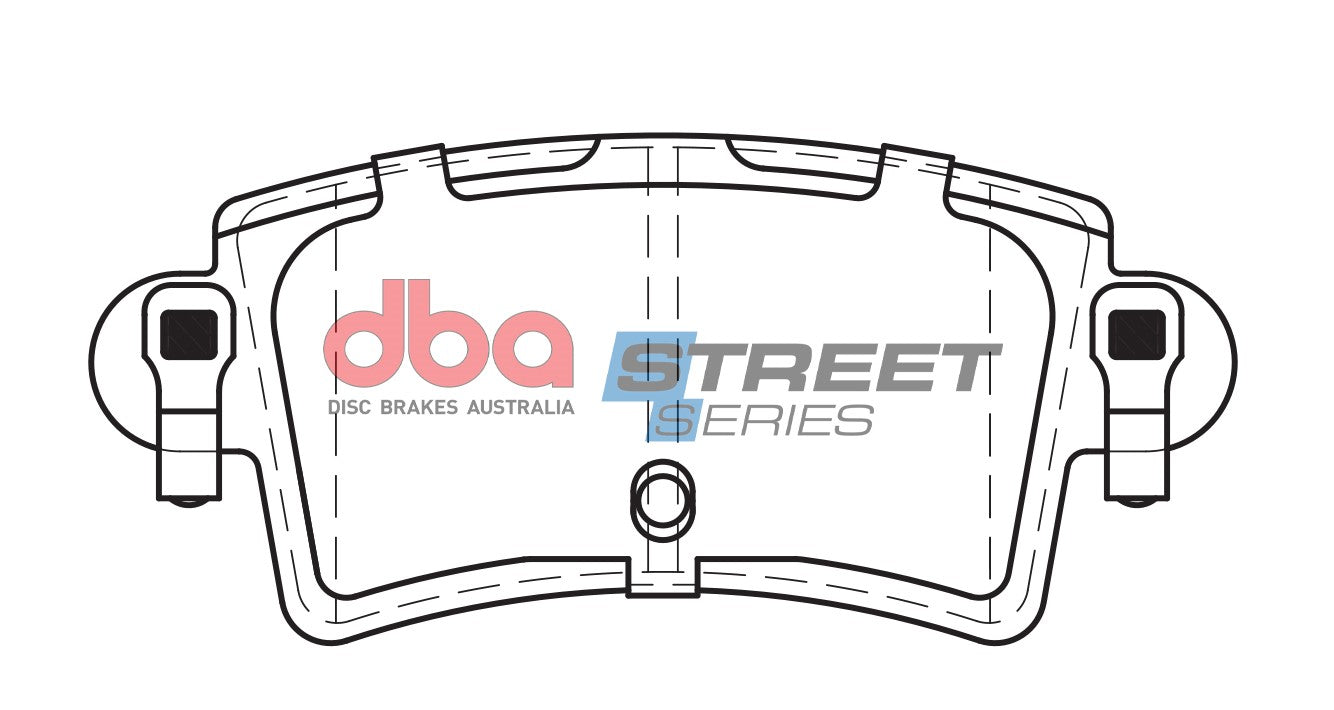 Brake Pads Street Series Semi-metallic | Rear Axle - DB1964SS