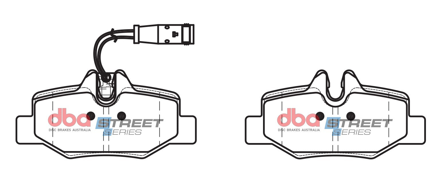 Brake Pads Street Series Semi-metallic | Rear Axle - DB1966SS