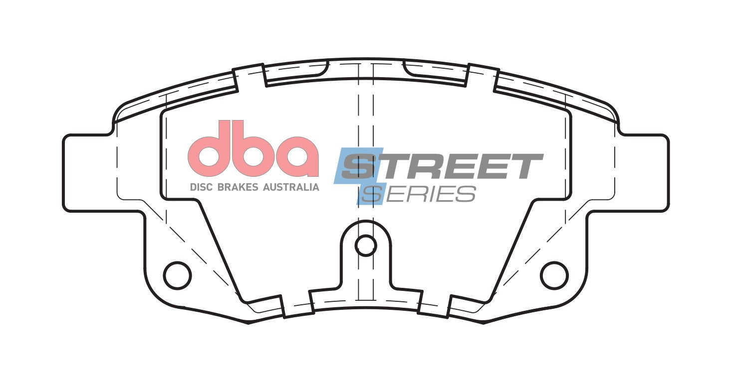 Brake Pads Street Series Semi-metallic | Rear Axle - DB1968SS
