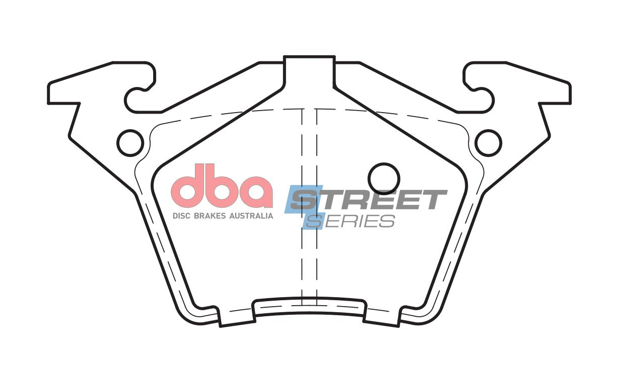 Brake Pads Street Series Semi-metallic | Rear Axle - DB1987SS