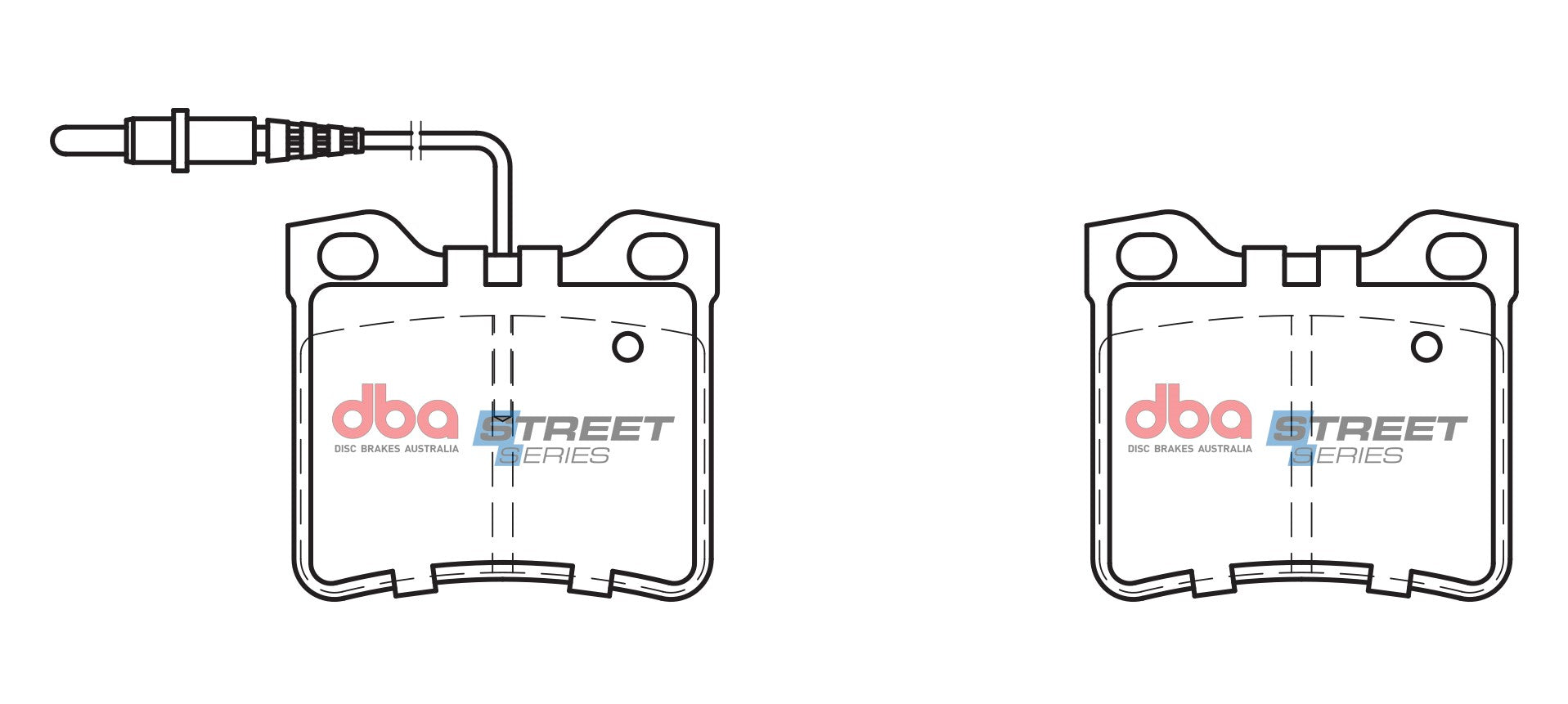 Brake Pads Street Series Semi-metallic | Rear Axle - DB1988SS