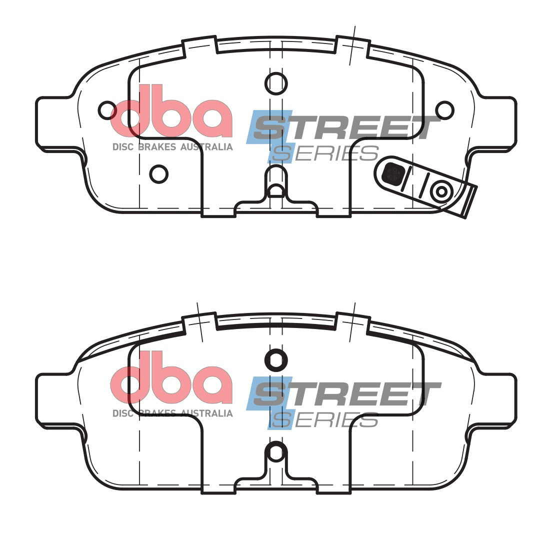 Brake Pads Street Series Ceramic | Rear Axle - DB1990SS