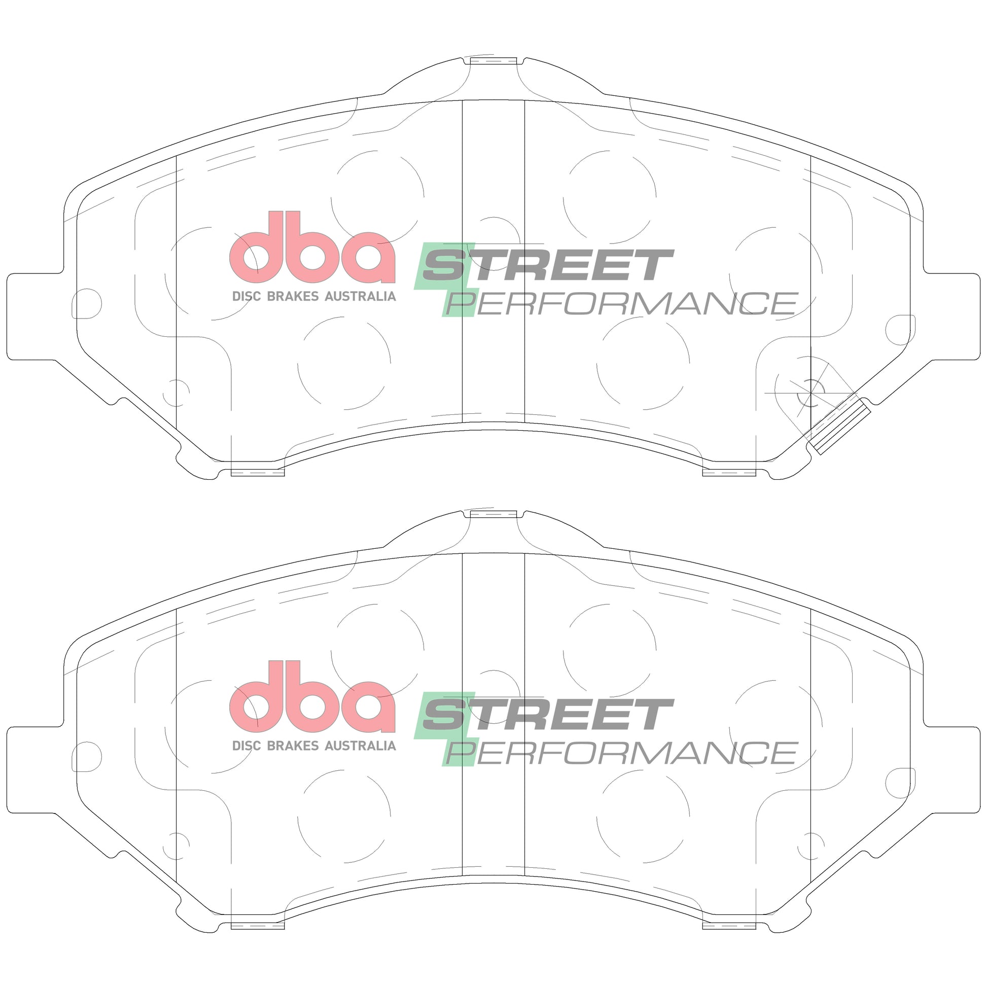Brake Pads Street Performance | Front Axle - DB2002SP