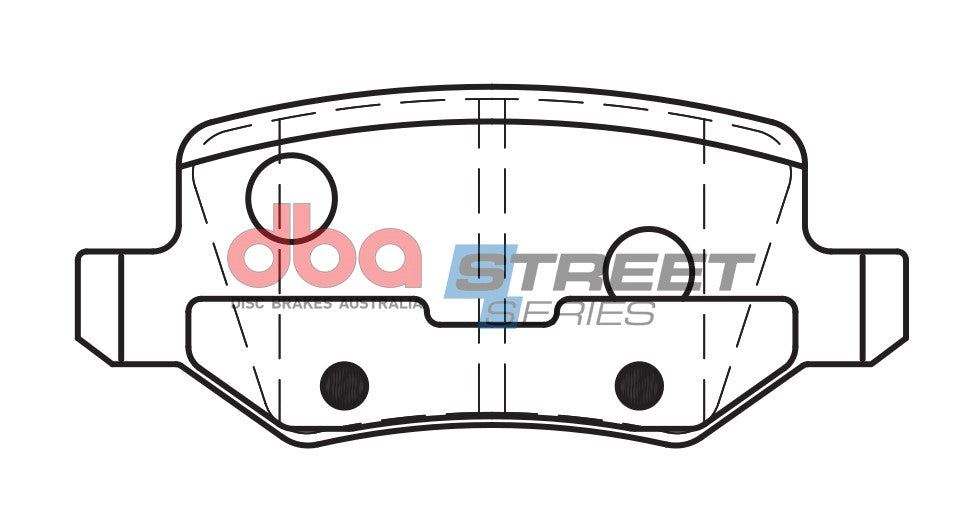 Brake Pads Street Series Ceramic | Rear Axle - DB2020SS