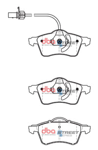 Brake Pads Street Series Semi-metallic | Front Axle - DB2031SS