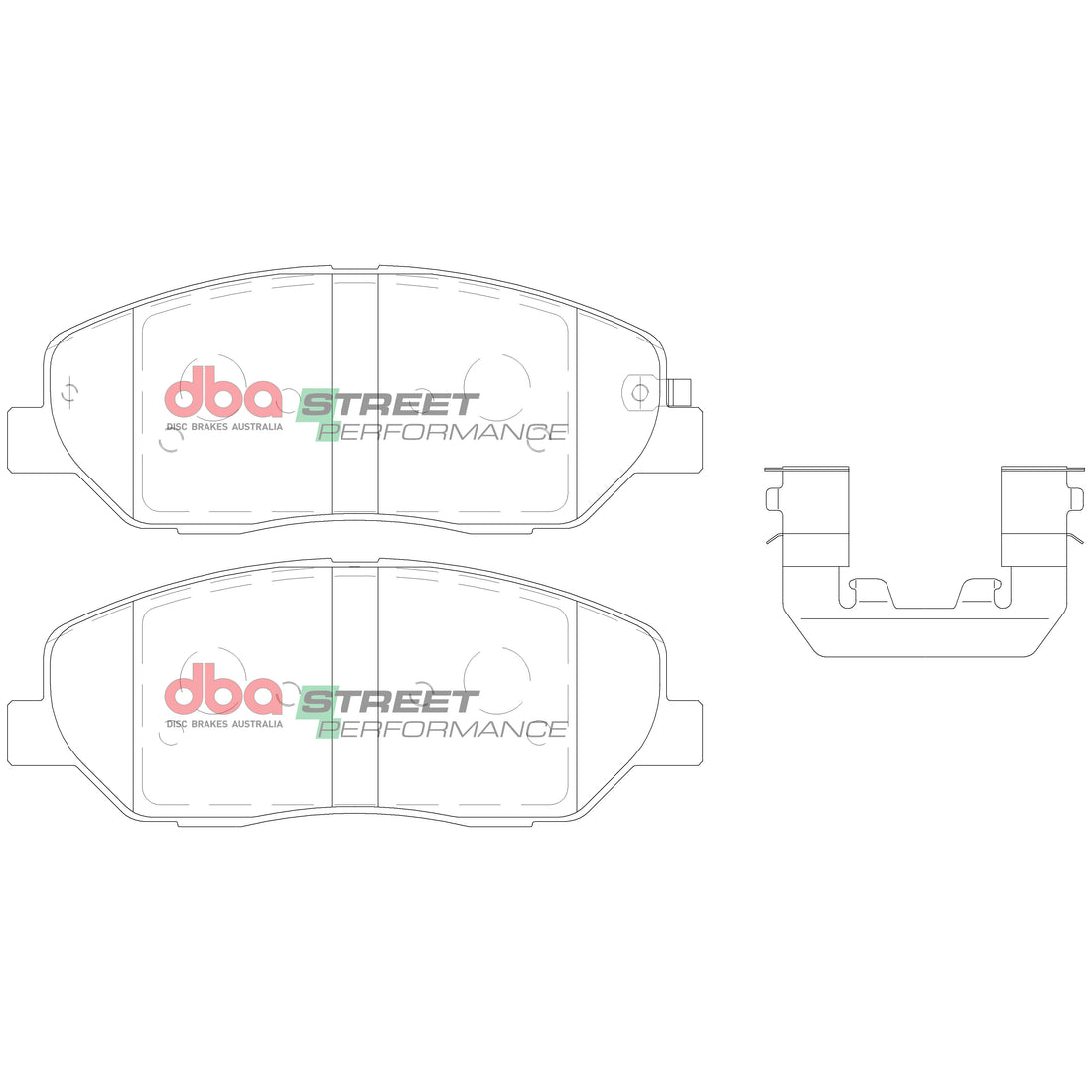 Brake Pads Street Performance | Front Axle - DB2034SP