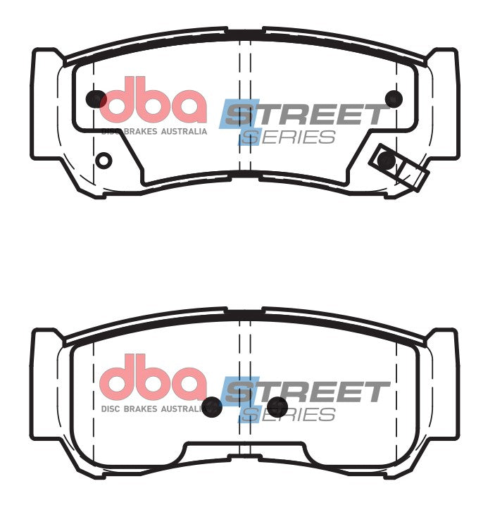 Brake Pads Street Series Ceramic | Rear Axle - DB2035SS