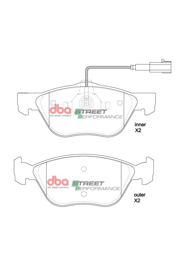 Brake Pads Street Performance | Front Axle - DB2037SP