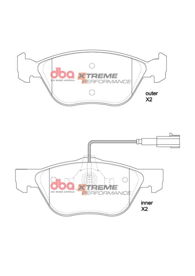 Brake Pads Xtreme Performance | Front Axle - DB2037XP