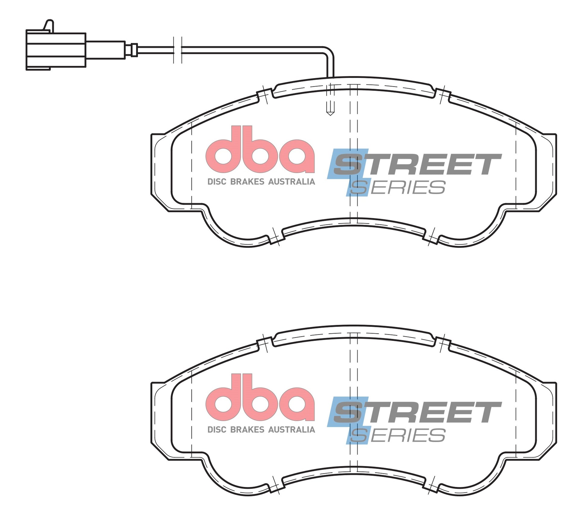 Brake Pads Street Series Semi-metallic | Front Axle - DB2045SS
