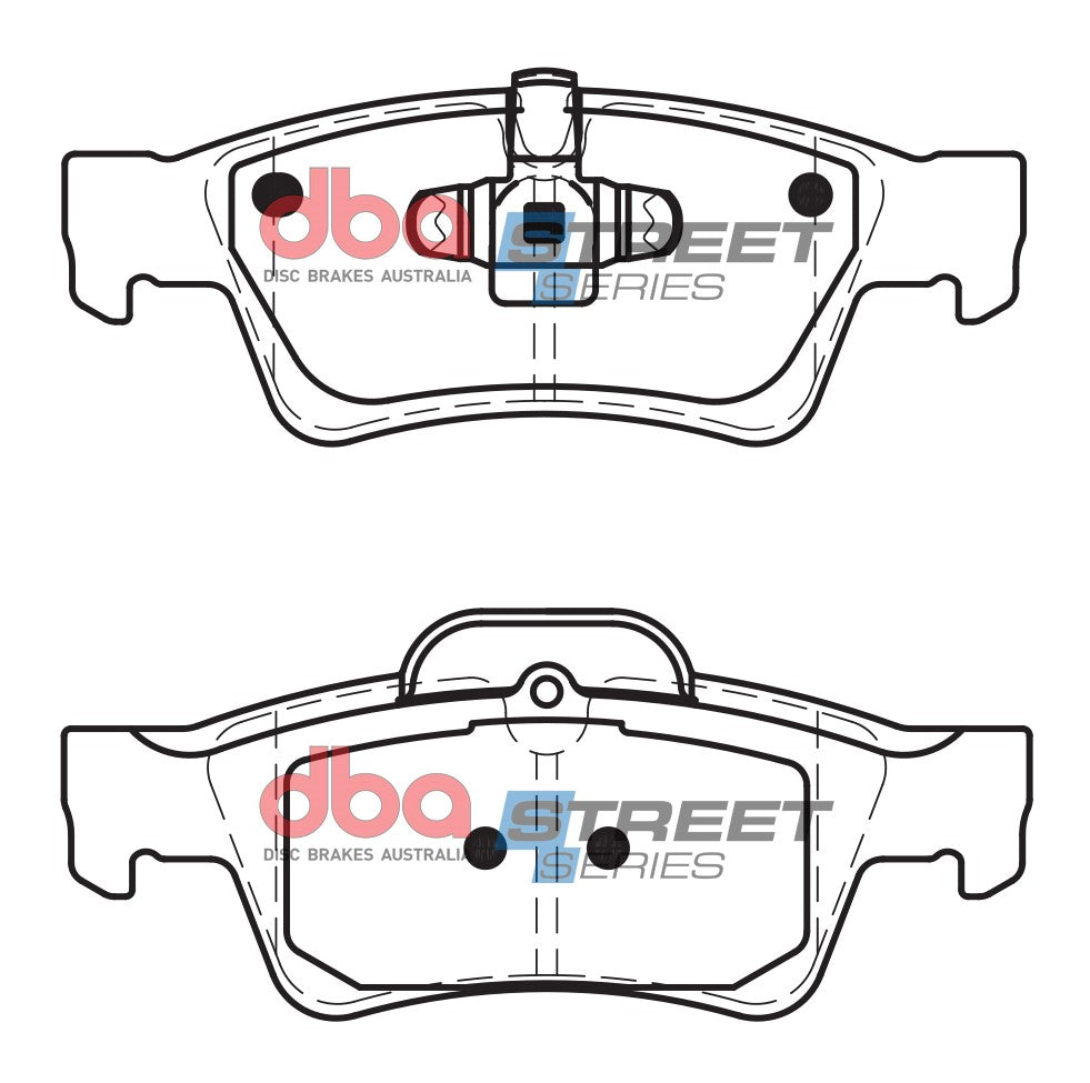Brake Pads Street Series Ceramic | Rear Axle - DB2049SS